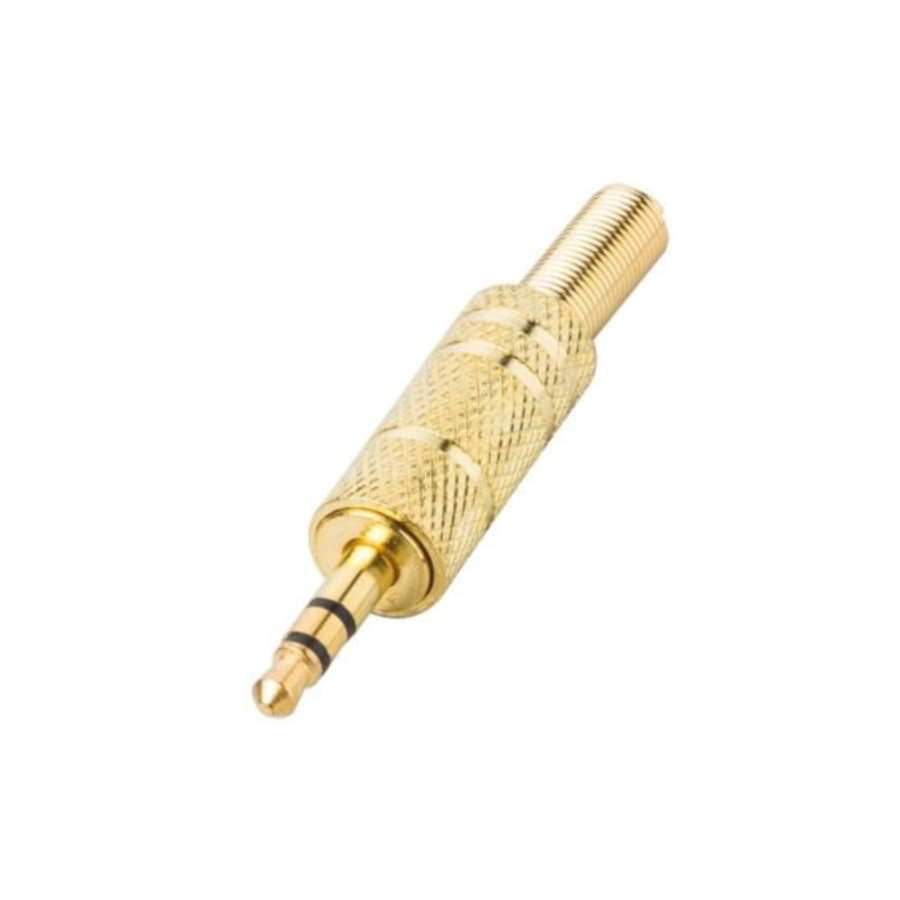 GOLDEN BRASS STEREO JACK