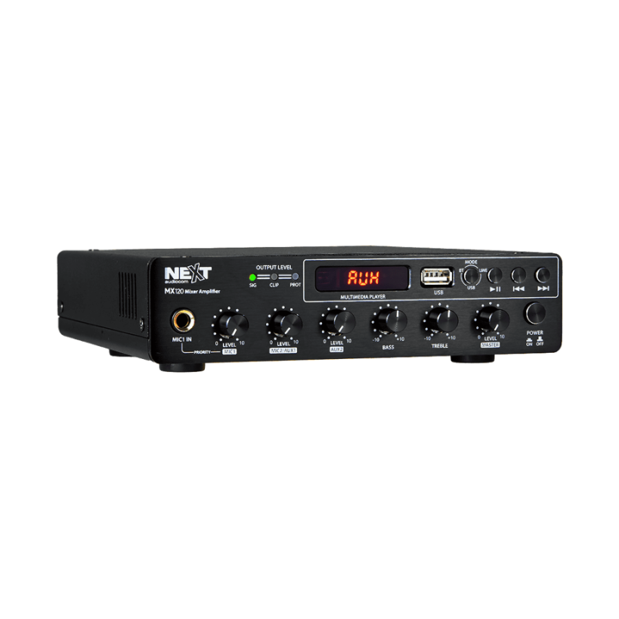 MX120 Mixer Amplifier with BT, 120W [100V]