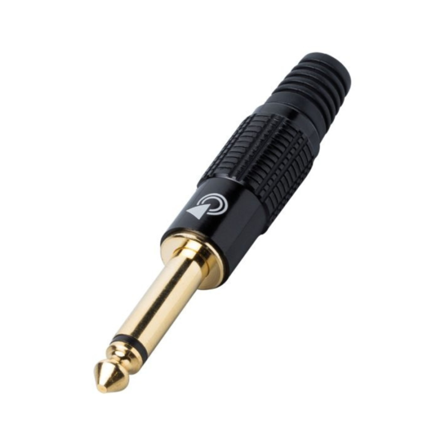 PROFESSIONAL MONO JACK 6,3 MM - BLACK